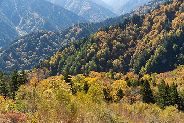 Image showing Mountain range in Tateyama