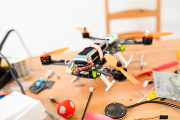 Image showing Making of drone at home