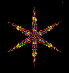 Image showing Rainbow Star