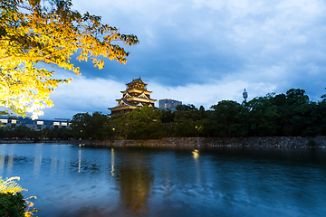 Image showing Hiroshima Castle in japan