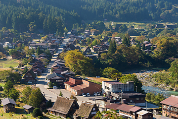 Image showing Traditional Shirakawago village 