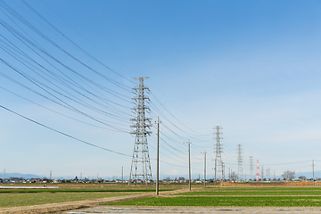 Image showing High voltage lines 