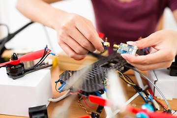 Image showing Making of drone