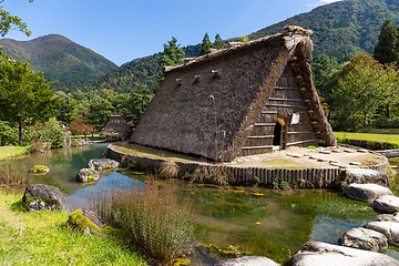 Image showing Traditional and Historical Japanese village Shirakawago