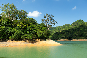 Image showing Reservoir and tropical forest