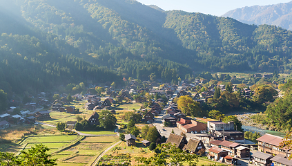 Image showing Japanese Shirakawago village