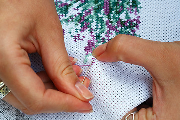 Image showing Fine needlework