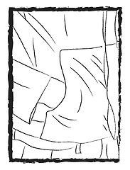 Image showing Jacket\'s pocket vector or color illustration