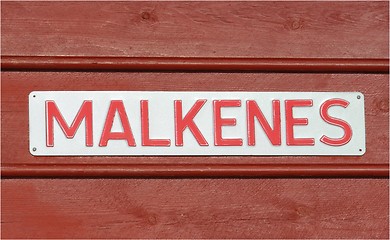 Image showing Malkenes