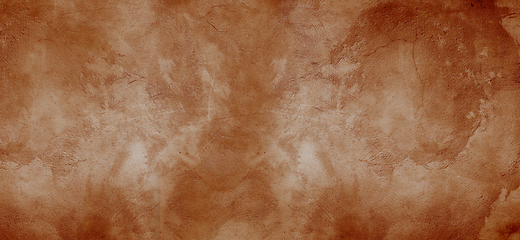 Image showing Brown concrete background texture wallpaper