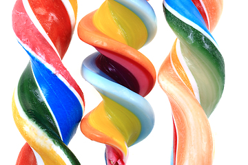 Image showing color lolly pops isolated