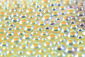 Image showing abstract water drops texture