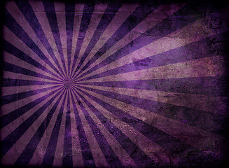 Image showing grunge radiate purple