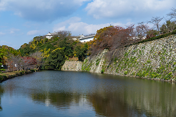 Image showing Himeji castle with blue sky