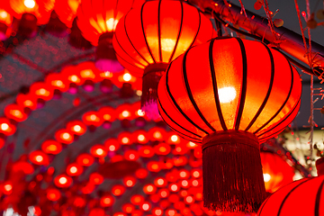 Image showing Red chinese lantern