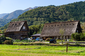 Image showing Japanese old town in Shirakawago