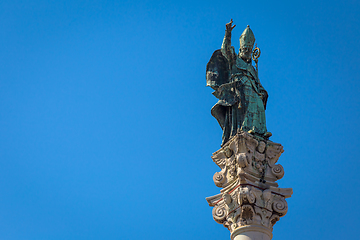 Image showing Santo Oronzo Column in Lecce, Italy