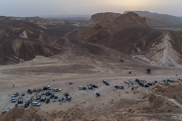 Image showing Desert camping in Israel