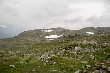 Image showing Mountain hiking in Norway