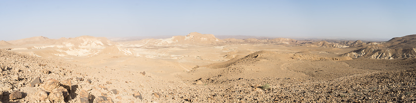 Image showing Israeli desert panorama