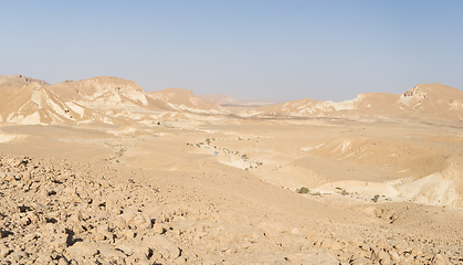 Image showing Desert trekking in Israel