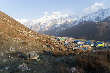 Image showing Nepal village in mountains