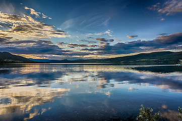 Image showing Romantic lake landscape in europe