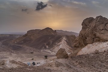 Image showing Desert camping in Israel