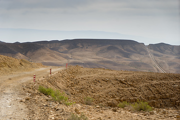 Image showing Desert trekking in Israel