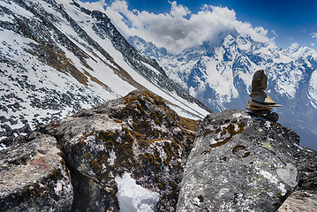 Image showing Mountain landscape in Nepal