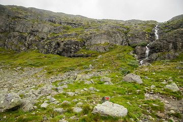 Image showing Mountain hiking in Norway