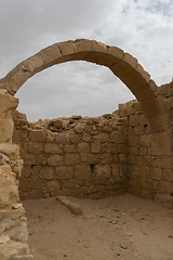 Image showing Shivta archaeology ruins in israel