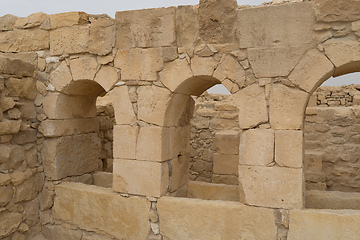 Image showing Shivta archaeology ruins in israel