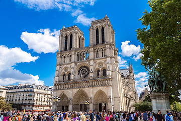 Image showing Notre Dame de Paris cathedral