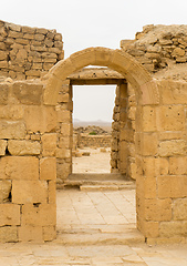 Image showing Shivta archaeology ruins in israel