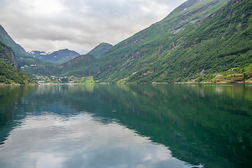 Image showing Dramatic fjord landscape in Norway