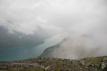 Image showing Mountain hiking in Norway