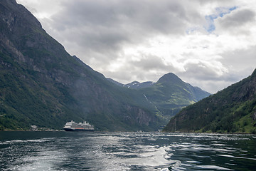 Image showing Dramatic fjord landscape in Norway