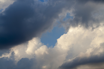 Image showing dark cloud sky