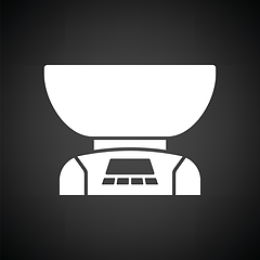 Image showing Kitchen electric scales icon