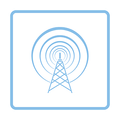 Image showing Radio antenna icon