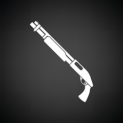 Image showing Pump-action shotgun icon