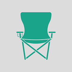 Image showing Icon of Fishing folding chair