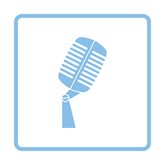 Image showing Old microphone icon