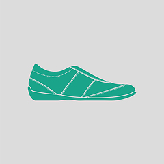 Image showing Man casual shoe icon