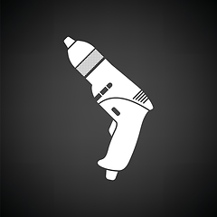 Image showing Electric drill icon