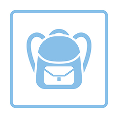 Image showing School rucksack  icon