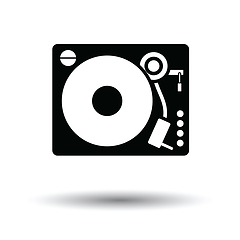 Image showing Vinyl player icon