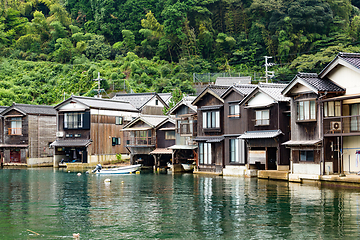 Image showing Ine cho in Kyoto city of Japan