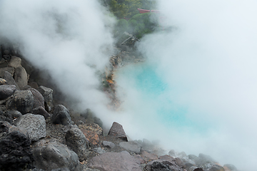 Image showing Sea hell Cyan hot spring